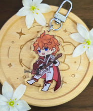 Load image into Gallery viewer, Cheeky Chibi Childe Charms - Genshin Impact Tartaglia