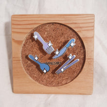Load image into Gallery viewer, Mini Cutlery Enamel Pins