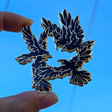 Load image into Gallery viewer, Pentacrow Enamel Pin - 2025 AmalisArt Anniversary Pin (Limited Edition)
