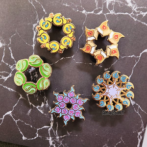 Okami Divine Instruments Enamel Pins