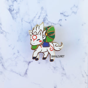 Okamiden Celestial Children Enamel Pin