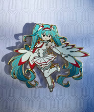 Load image into Gallery viewer, Racing Miku Enamel Pin
