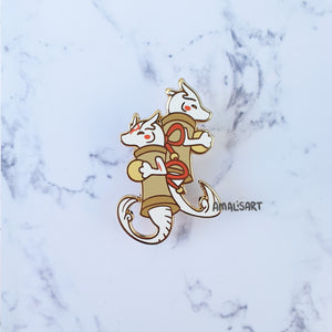 Okamiden Celestial Children Enamel Pin