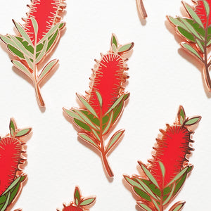 Bottlebrush Enamel Pin