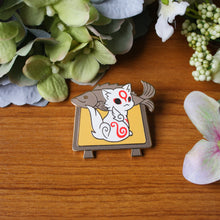 Load image into Gallery viewer, Okami Celestial Brush God Pin
