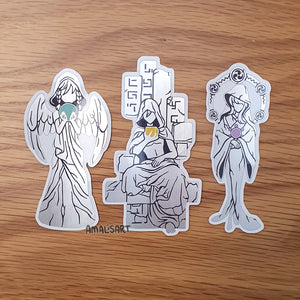 Statue of the Seven Sticker Set
